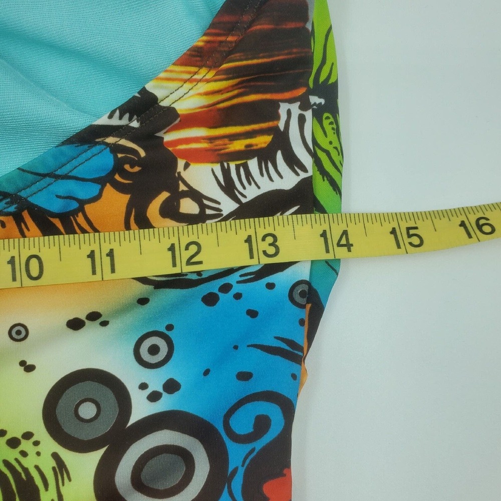 Speedo Womens Size 14 One Piece Swimsuit Floral Built-In Bra - Picture 4 of 13